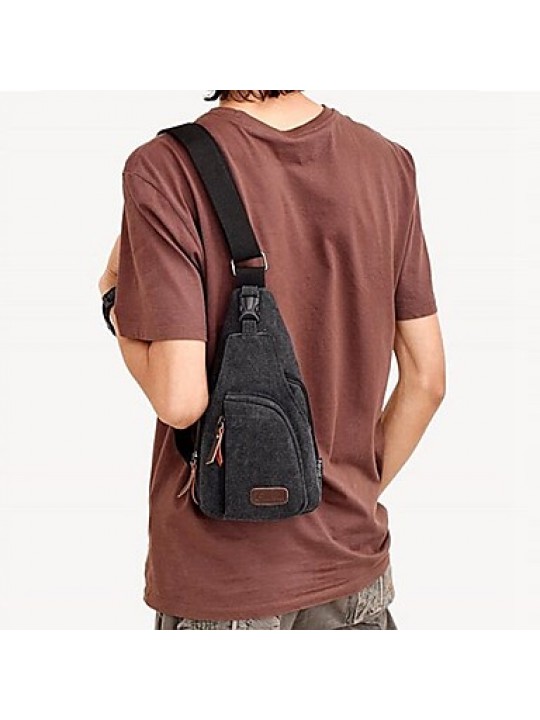 Young People's Bags2016 Large Size Canvas Sports/Outdoor Shoulder Bag-Brown/Black/Blue/Khaki/Gray