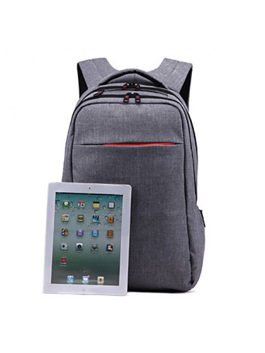 Authentic Unisex Nylon Sports Laptop Backpack -Color Light Grey