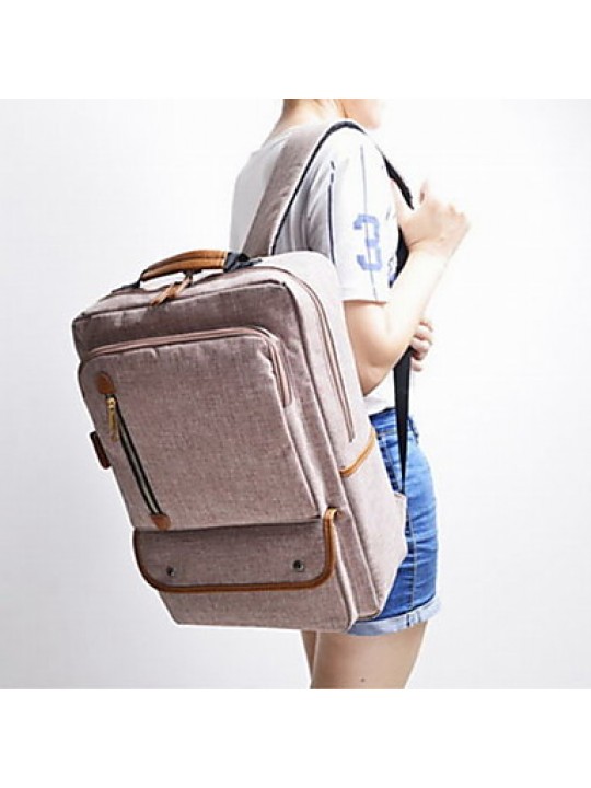 Fashion Unisex Canvas / Polyester Weekend Bag Backpack / Sports & Leisure Bag / Travel Bag-Multi-color