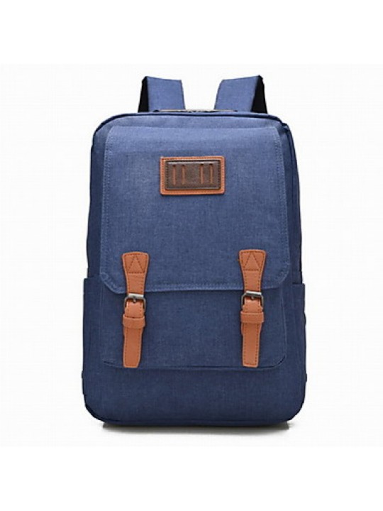 Fashion Unisex Canvas / Polyester Baguette Backpack / Sports & Leisure Bag / Travel Bag-Multi-color