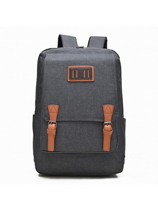 Fashion Unisex Canvas / Polyester Baguette Backpack / Sports & Leisure Bag / Travel Bag-Multi-color