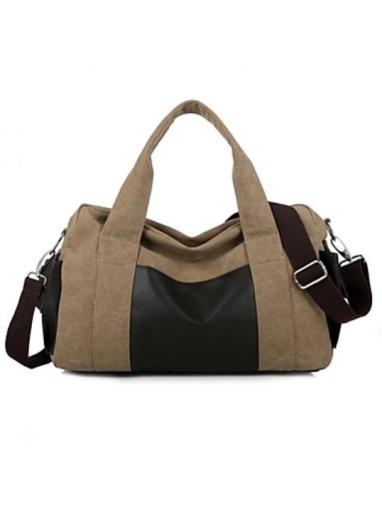 Men PU / Cowhide / Canvas Formal / Casual Tote / Wristlet - Brown / Gray / Black