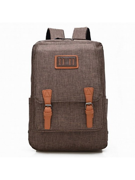 Fashion Unisex Canvas / Polyester Baguette Backpack / Sports & Leisure Bag / Travel Bag-Multi-color